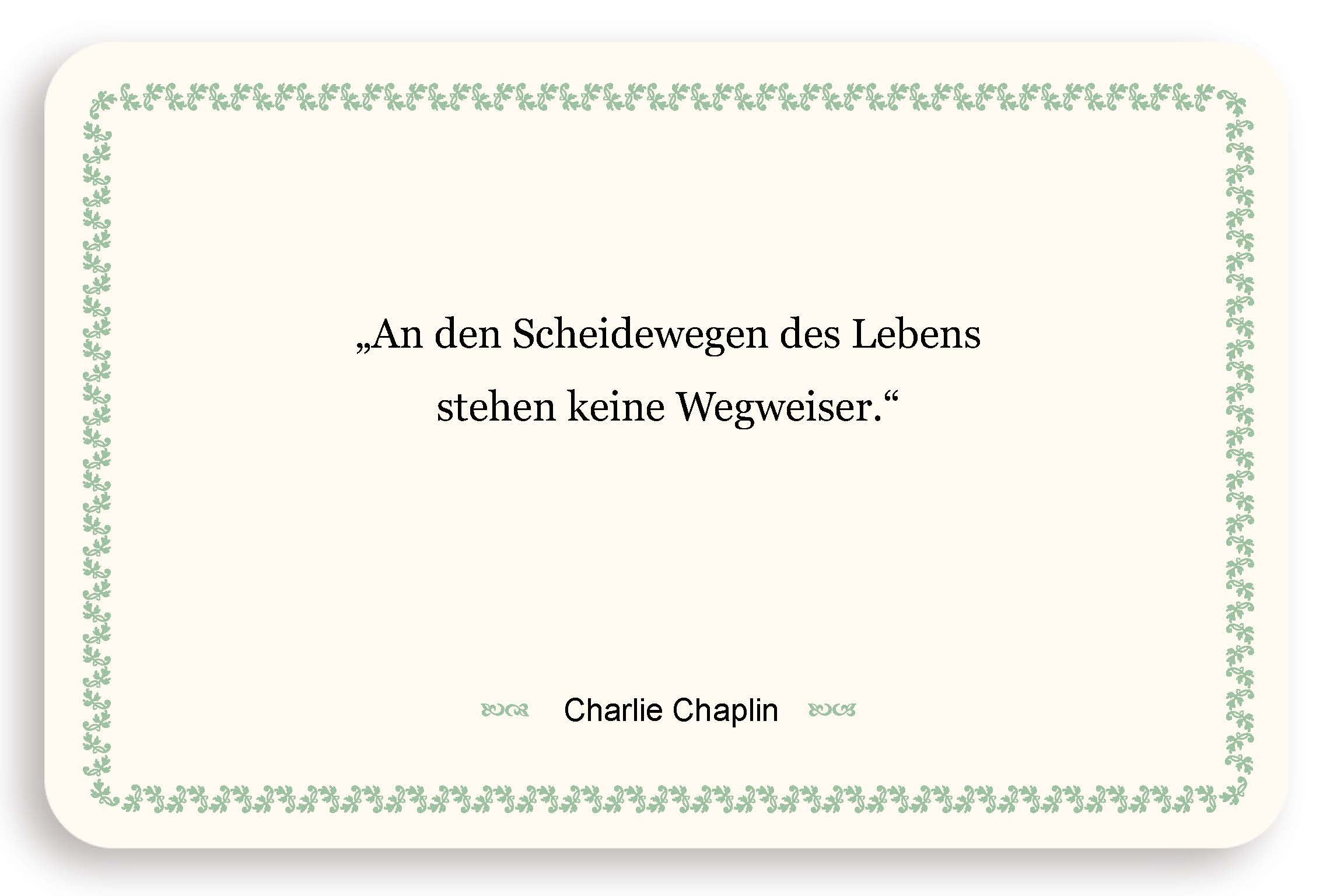 Zitatkarte - Der Weg